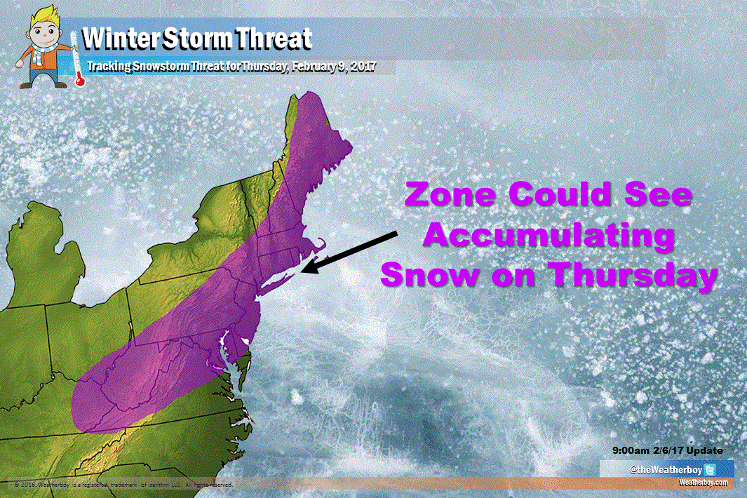 Thursday Snow Threat