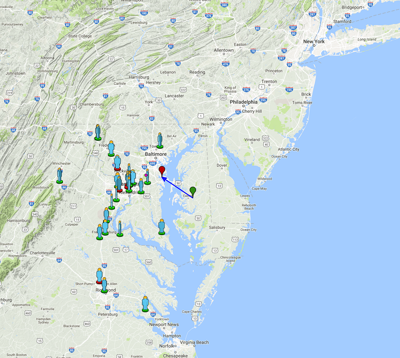 As of the morning of June 7, 28 fireball sightings were recorded on the American Meteor Society website. Source: American Meteor Society