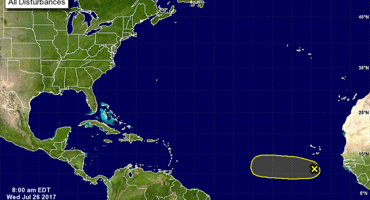 National Hurricane Center Monitors Fresh Disturbance