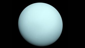Photograph of the icy planet Uranus. Image: NASA JPL