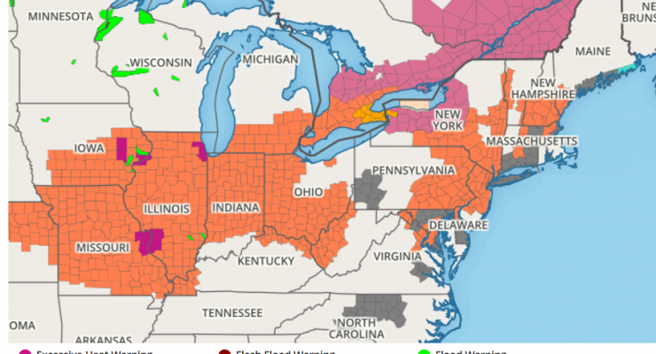 Warnings for Summerlike Weather Up