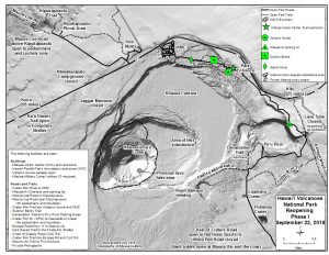 A limited portion of Hawaii Volcanoes National Park will reopen on Saturday, September 22. Image: Hawaii Volcanoes NPS