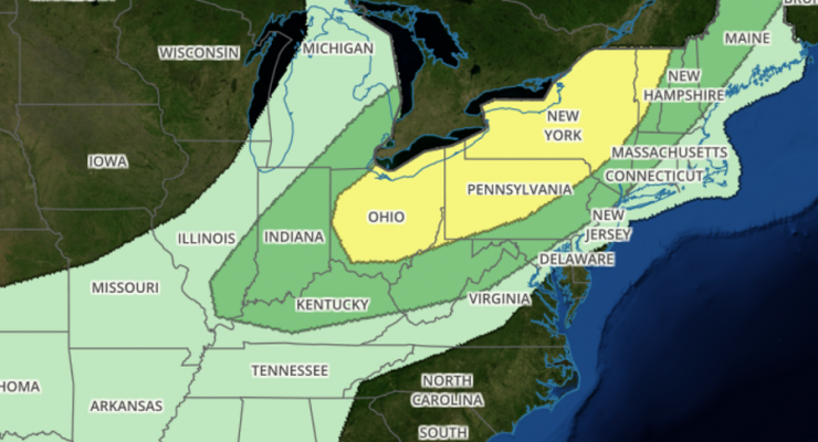 Stormy Friday in Northeast