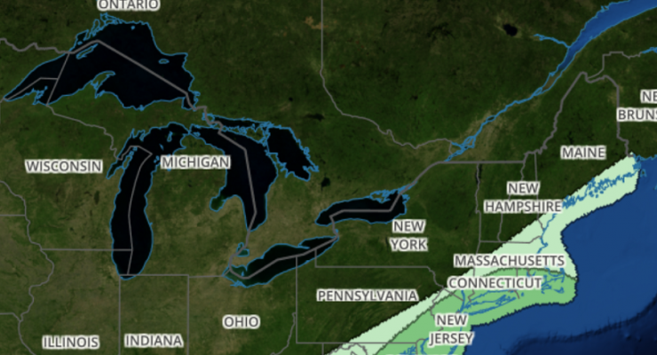 Gusty Overnight Storms Possible in Mid Atlantic