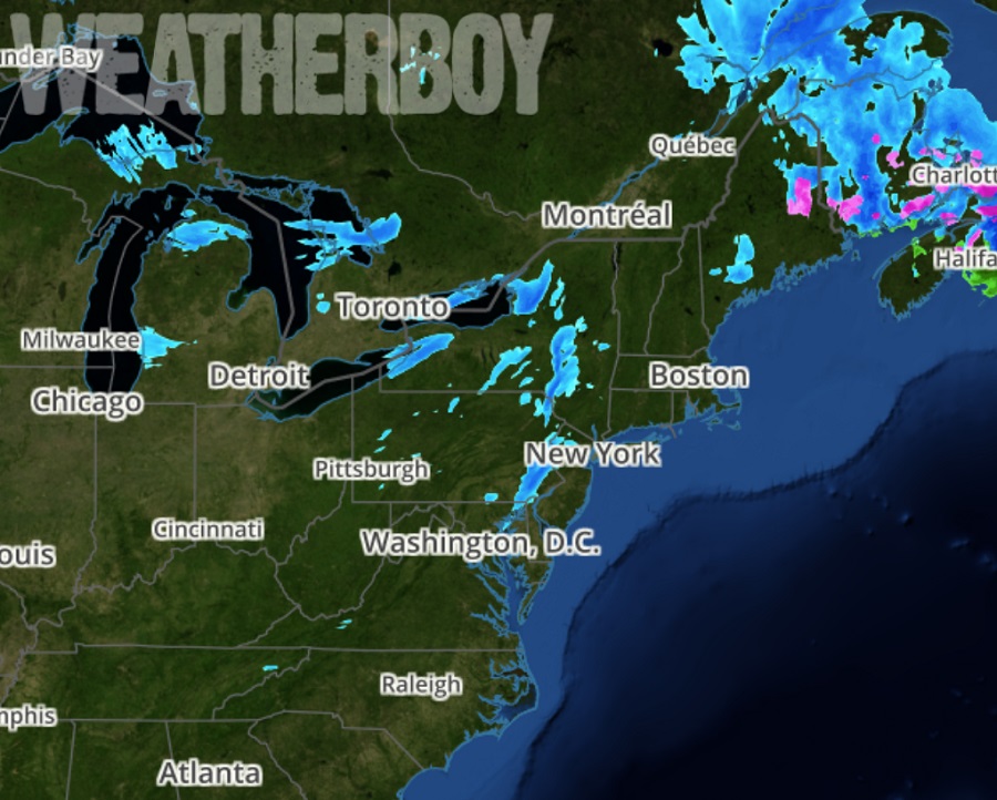 Snow Squall with Frontal Passage
