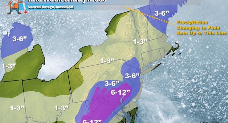Winter Storm Watches Issued for Mid Atlantic
