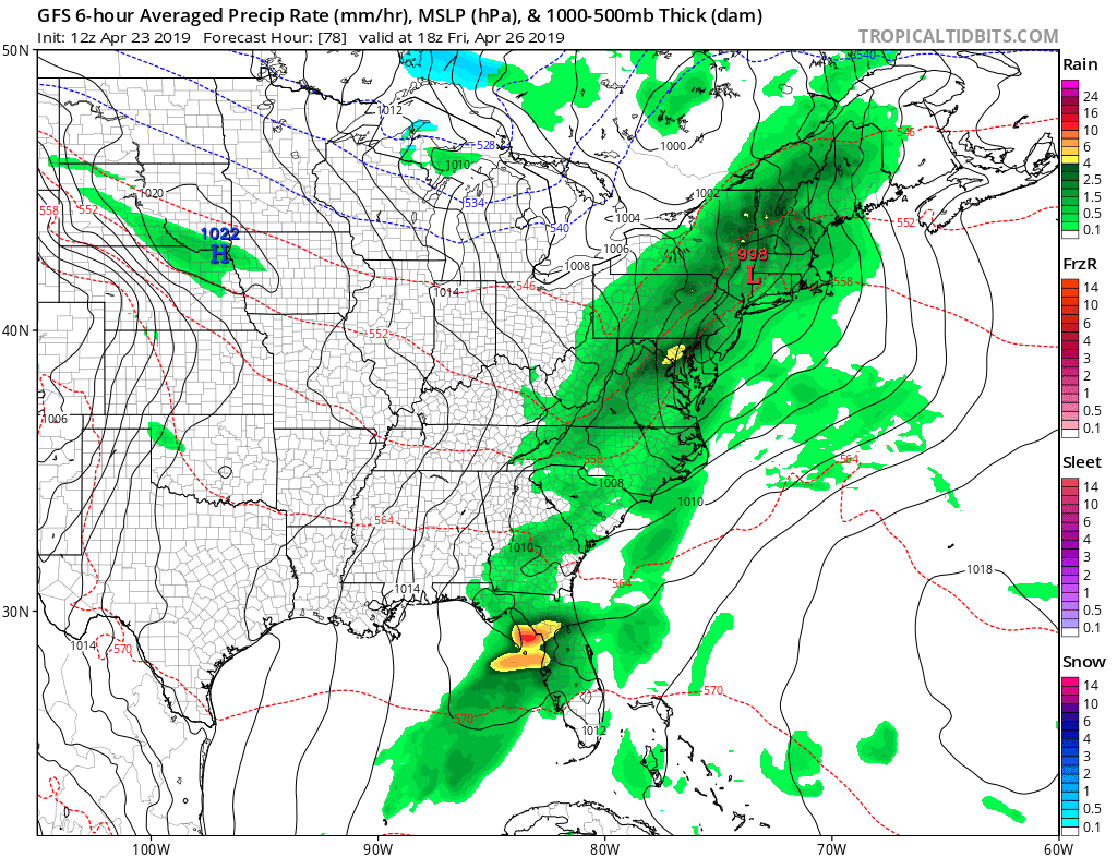 Friday to be More Soggy than Severe in the East
