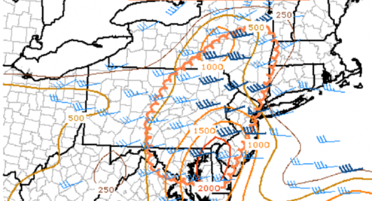 Severe Weather Firing-Up in Eastern U.S. Today
