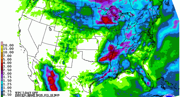 Heavy Rains from Barry To Head North, East