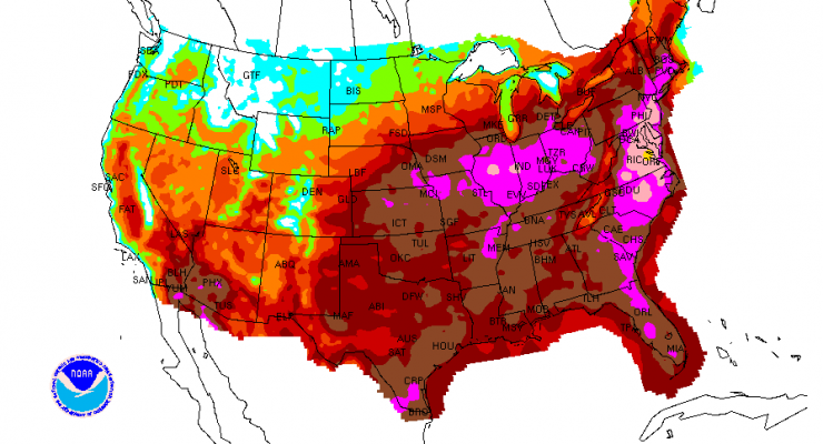 Extremely Hot Conditions Likely Saturday