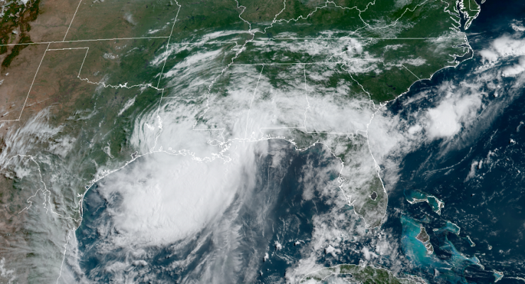 Hurricane Barry Landfalls onto Louisiana