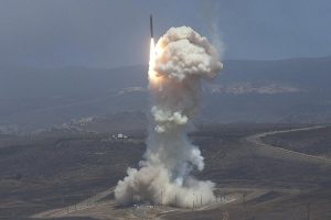he Missile Defense Agency's Flight Test 06b Ground-Based Interceptor launches from Vandenberg Air Force Base, Calif., on June 22, 2014. Photograph: Missile Defense Agency