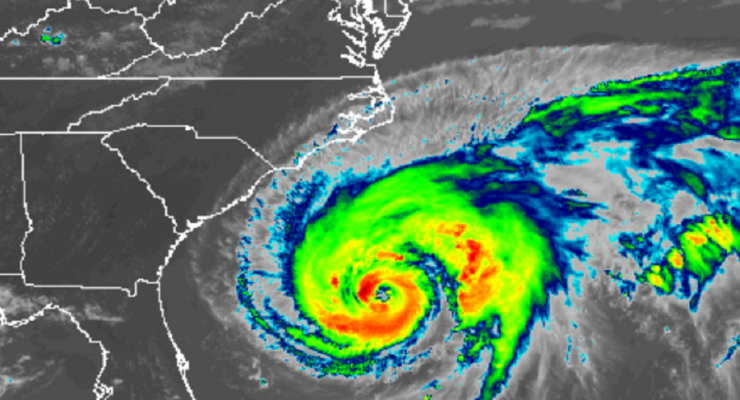 Hurricane Humberto Gains Strength