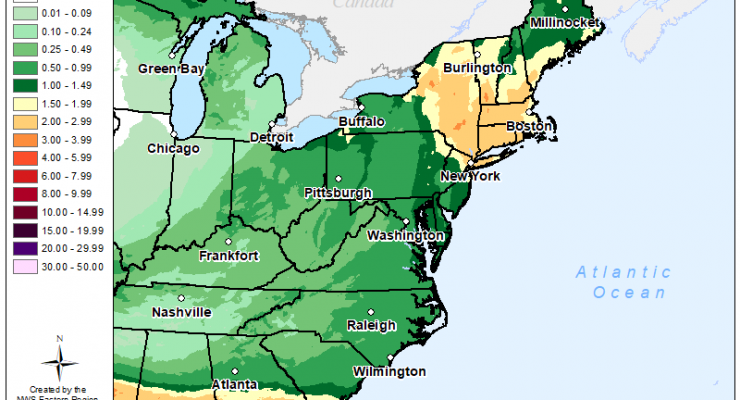 Soaking Rain, Gusty Winds Coming to Northeast