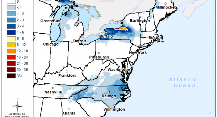 Mid Atlantic Snow Possible