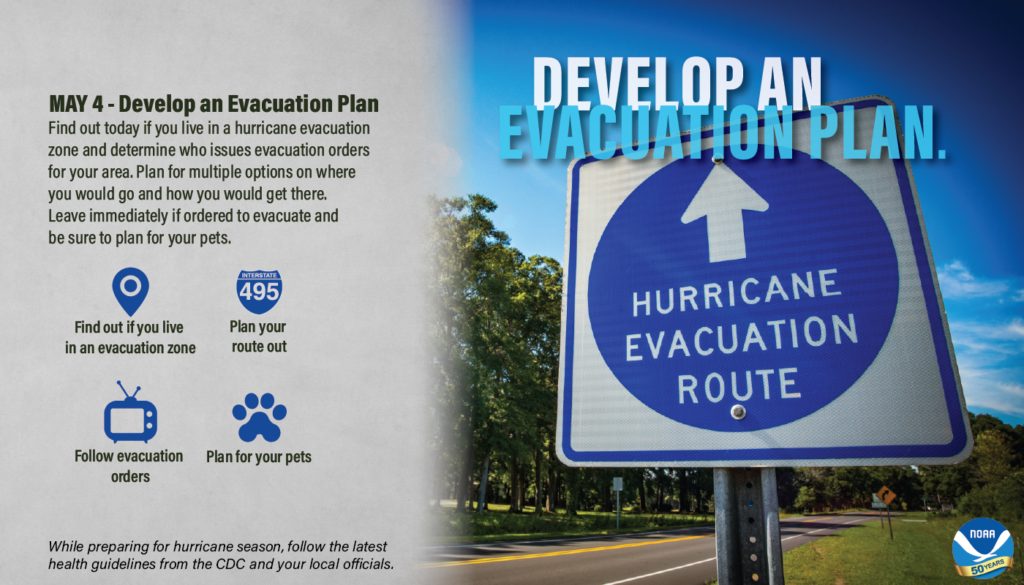 On the second day of Hurricane Preparedness Week, government agencies want to make sure you have a thorough plan in place before any storm strikes. Image: NHC