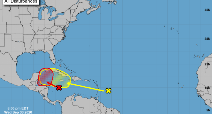 Formation of Two Tropical Cyclones Possible