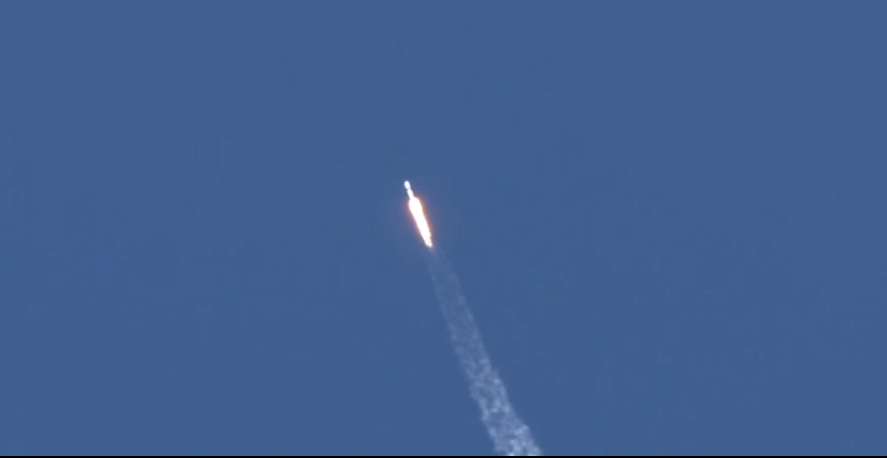The SpaceX Falcon 9 rocket lifts off from California, delivering the Sentinel-6 satellite into space. Image: NASA
